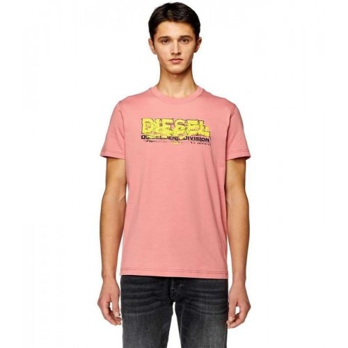 DIESEL ΑΝΔΡΙΚΟ T-SHIRT A12498-0GRAI-3CI T-DIEGOR-K70 PINK