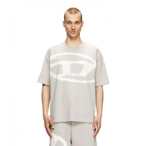DIESEL ΑΝΔΡΙΚΟ T-SHIRT A14872-0QKAS-9BZ T-BOX-BLEACH GREY