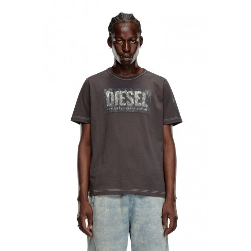 DIESEL ΑΝΔΡΙΚΟ T-SHIRT A14886-0DMAA-93R GREY T-ADJUST-Q1