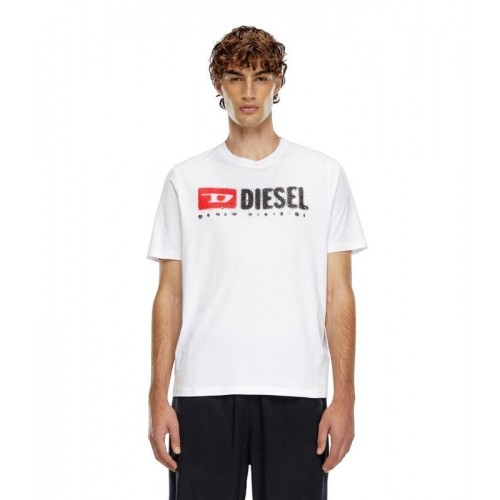 DIESEL ΑΝΔΡΙΚΟ T-SHIRT A15025-0GRAI-100 WHITE T-ADJUST-K14