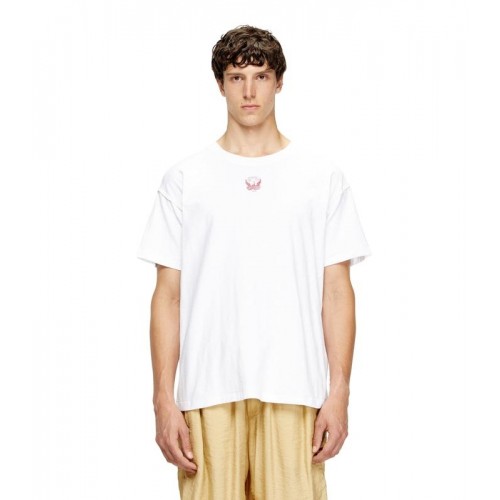 DIESEL ΑΝΔΡΙΚΟ T-SHIRT A18695-0QKAP-100 T-NORM WHITE