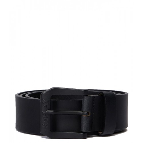 REPLAY ΑΝΔΡΙΚΗ ΔΕΡΜΑΤΙΝΗ ΖΩΝΗ AM2417.000.A3008A.098 BLACK