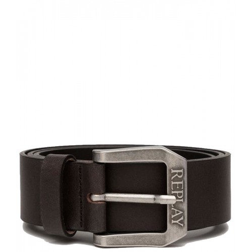REPLAY ΑΝΔΡΙΚΗ ΔΕΡΜΑΤΙΝΗ ΖΩΝΗ AM2417.000.A3008A.128 BROWN