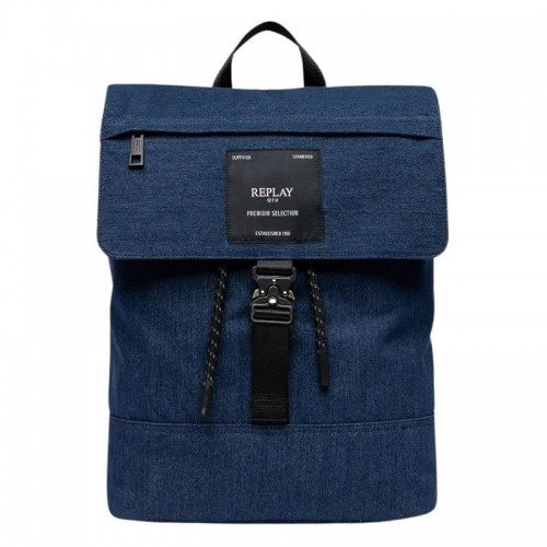 REPLAY ΣΑΚΙΔΙΟ ΠΛΑΤΗΣ DENIM BLUE FM3626.004.A0900A.0797
