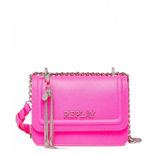 REPLAY ΓΥΝΑΙΚΕΙΑ ΤΣΑΝΤΑ ΩΜΟΥ - ΧΙΑΣΤΙ FW3000.015.A0283.317 PINK