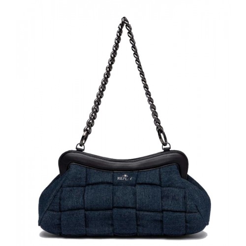 REPLAY ΓΥΝΑΙΚΕΙΑ ΤΣΑΝΤΑ ΩΜΟΥ-ΧΙΑΣΤΙ FW3673.000.A2005B.0799 DENIM BLUE