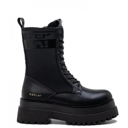 REPLAY ΓΥΝΑΙΚΕΙΑ ΜΠΟΤΑΚΙΑ GWL72.000.C0013S.003 BLACK ANY DOUBLE