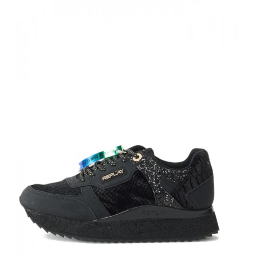 REPLAY ΓΥΝΑΙΚΕΙΑ SNEAKERS GWS63.000.C0160S.0003 BLACK PENNY LOCAL