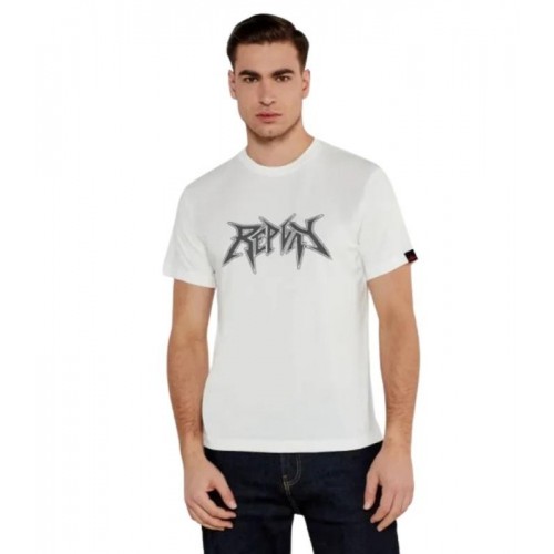 REPLAY ΑΝΔΡΙΚΟ T-SHIRT M3056.000.2660.011 NATURAL WHITE