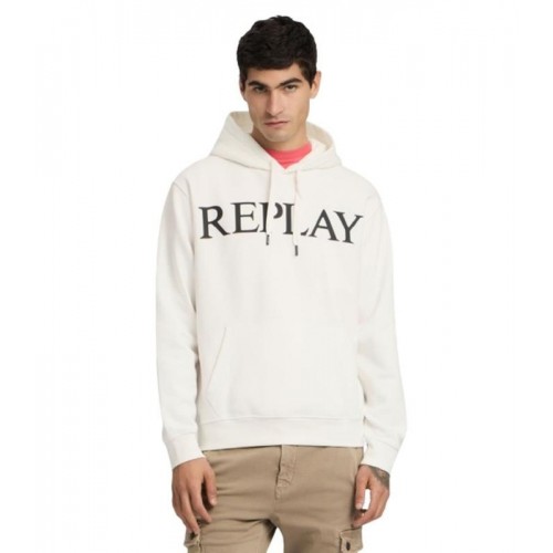 REPLAY ΑΝΔΡΙΚΗ ΜΠΛΟΥΖΑ M3104.000.23832.011 NATURAL WHITE