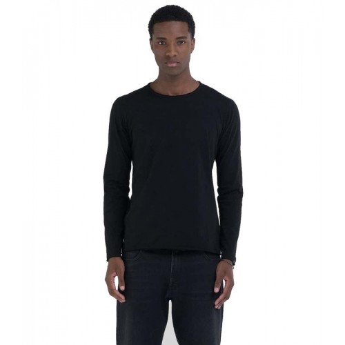 REPLAY ΑΝΔΡΙΚΗ ΜΑΚΡΥΜΑΝΙΚΗ ΜΠΛΟΥΖΑ M3592A.000.2660.098 BLACK