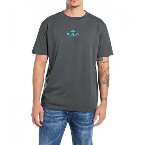 REPLAY ΑΝΔΡΙΚΟ T-SHIRT M6943.000.2660.094 GREY GREEN