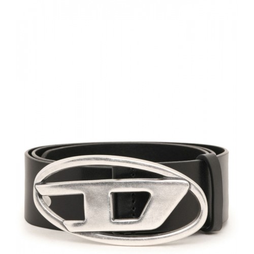 DIESEL ΑΝΔΡΙΚΗ ΔΕΡΜΑΤΙΝΗ ΖΩΝΗ X08516-PR666-T8013 ΜΑΥΡΗ B-1DR