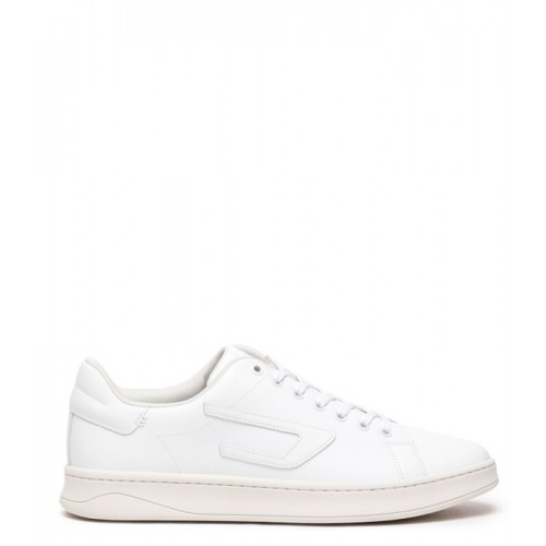 DIESEL ΑΝΔΡΙΚΑ ΔΕΡΜΑΤΙΝΑ SNEAKERS Y02869-P4423-H9372 WHITE-GHOST S-ATHENE LOW